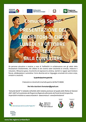 presentazione laboratori circensi