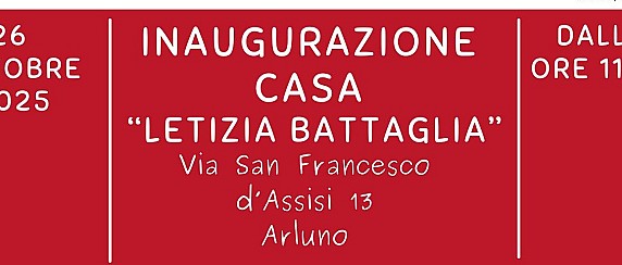Inaugurazione della Casa Letizia Battaglia