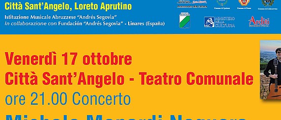 Istituzione Musicale Abruzzese “Andres Segovia”: The Guitar – International Adriatic Festival – 30^ Edition – 17 e 24 ottobre 2025.
