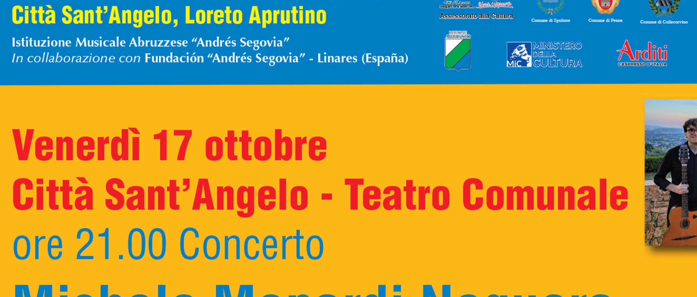 Istituzione Musicale Abruzzese “Andres Segovia”: The Guitar – International Adriatic Festival – 30^ Edition – 17 e 24 ottobre 2025.