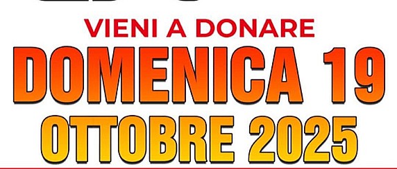 Prossima raccolta sangue: 19 ottobre