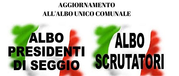 AGGIORNAMENTO ALBO PRESIDENTI SI SEGGIO E SCRUTATORI