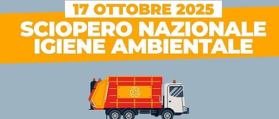 Sciopero nazionale 17 ottobre - Servizi di igiene urbana -
