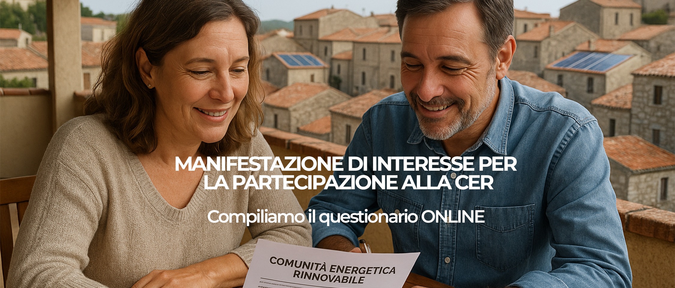 Manifestazione di interesse per la partecipazione alla Comunità Energetica Rinnovabile (CER)