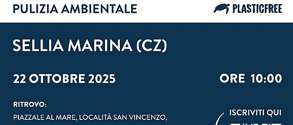 Giornate Plastic Free- Programma Eco-Schools. Patrocinio Comune di Sellia Marina