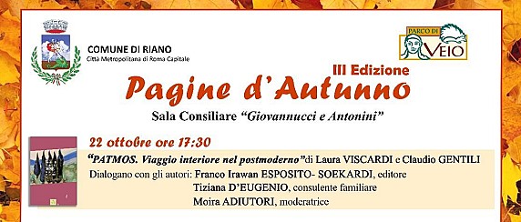 Pagine d'autunno, dal 22 ottobre al 6 dicembre 2025 in Sala Consiliare