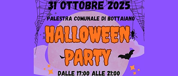 Halloween Party 2025 alla Palestra Comunale di Bottaiano!