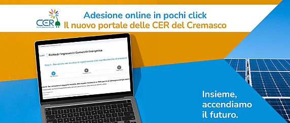 Comunità Energetiche: online il nuovo portale delle CER del Cremasco