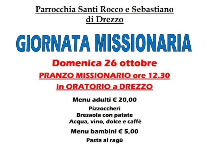 GIORNATA MISSIONARIA - PARROCCHIA DI DREZZO