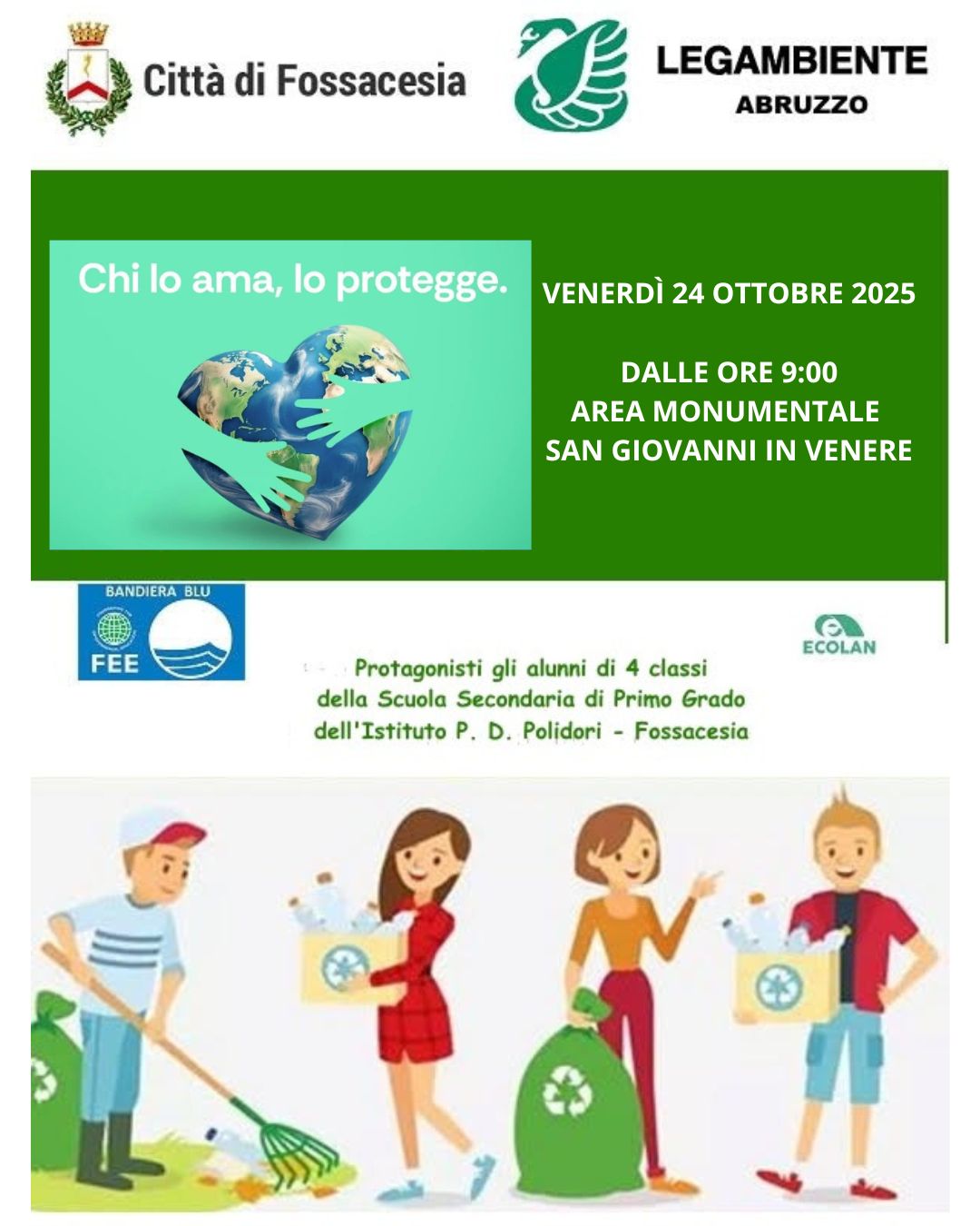 Locandina Puliamo il Mondo Fossacesia