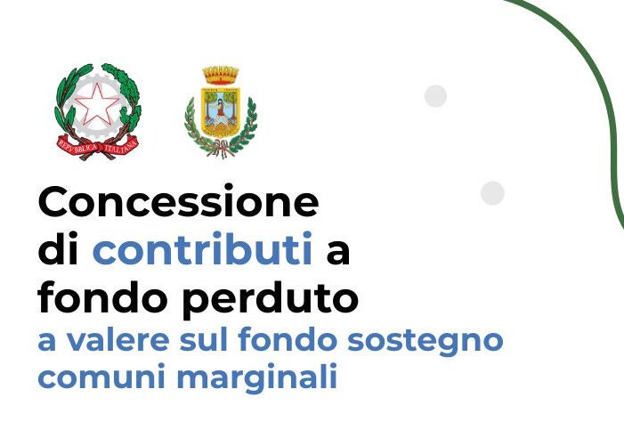 Assegnazione contributi a fondo perduto - Fondo Sostegno Comuni Marginali