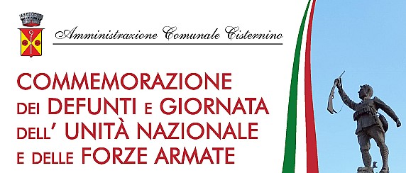 Commemorazione dei Defunti e Giornata dell’Unità Nazionale e delle Forze Armate