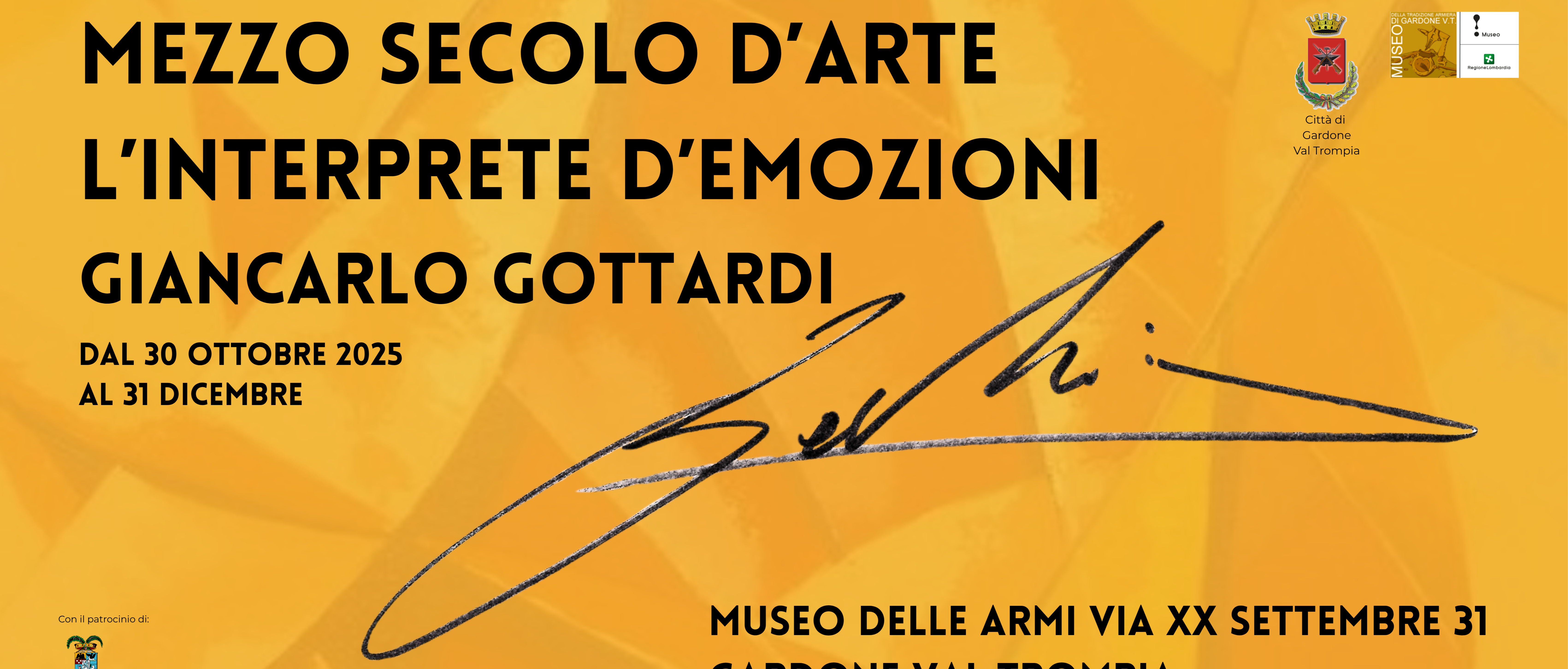 Mezzo secolo d'arte. L'interprete d'emozioni. Giancarlo Gottardi