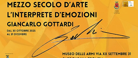 Mezzo secolo d'arte. L'interprete d'emozioni. Giancarlo Gottardi
