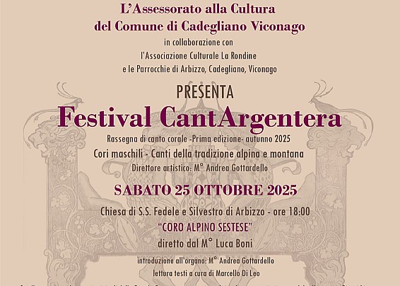 FESTIVAL CantArgentera -rassegna di canto corale- QUARTA SERATA