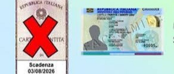 AVVISO IMPORTANTE - CESSAZIONE DELLA VALIDITA' DELLA CARTA D'IDENTITA' SU FORMATO CARTACEO  DAL 03.08.2026