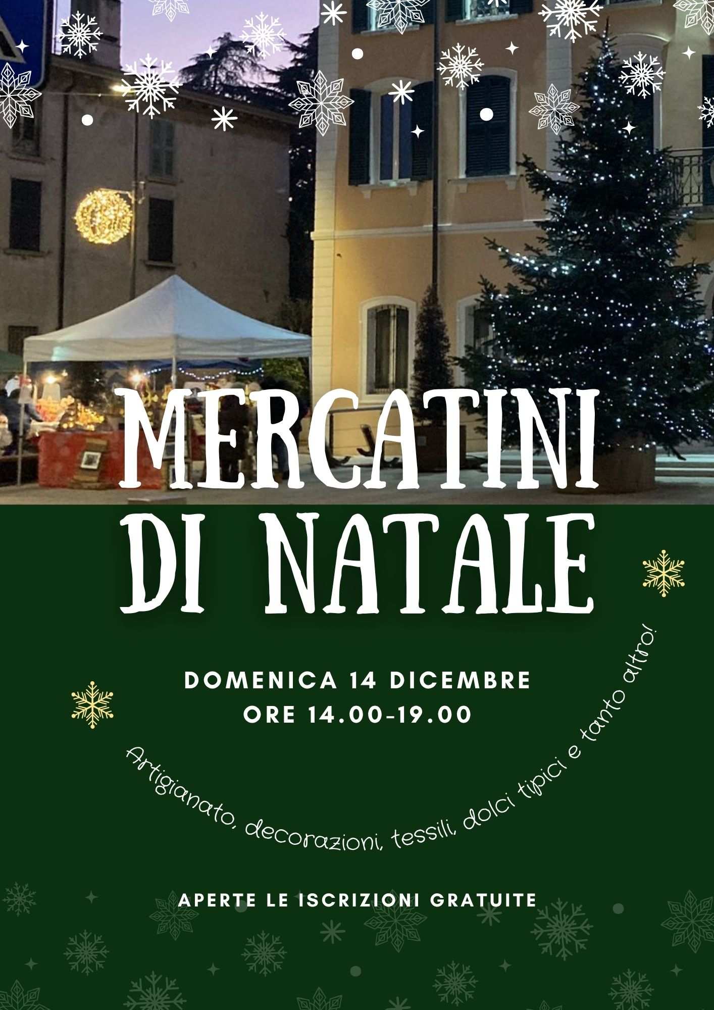 Mercatini Natale 2025 iscrizioni