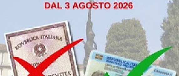 Cessazione validità della carta d'identità cartacea dal 03 agosto 2026
