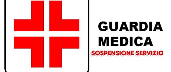 Avviso: Sospensione servizio di Guardia Medica