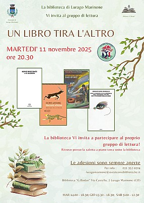 Gruppo di lettura 11 nov 2025olor Illustrative Book Fair Festival Event Invitation Poster