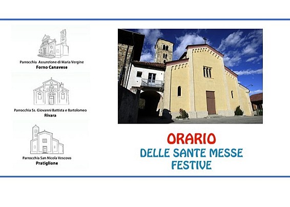 Parrocchie Pratiglione, Forno e Rivara – Celebrazioni Religiose Dicembre e Altri eventi