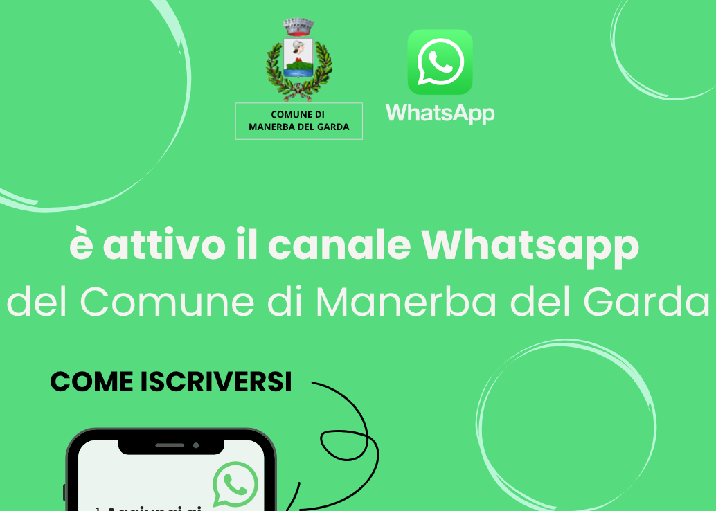 CANALE WHATSAPP DEL COMUNE