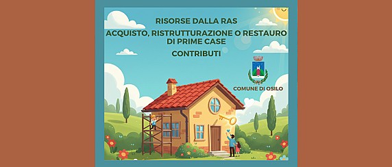 RAS, contrasto allo spopolamento: contributi ai cittadini per l'acquisto, per la ristrutturazione o per il restauro di prime case