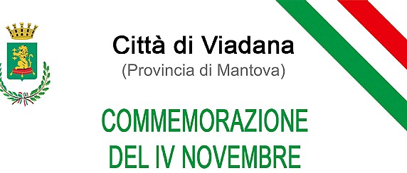 Celebrazioni 4 Novembre - Giornata dell'Unità Nazionale e festa delle Forze Armate