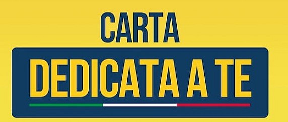 CARTA DEDICATA A TE- COMUNICAZIONE AI BENEFICIARI