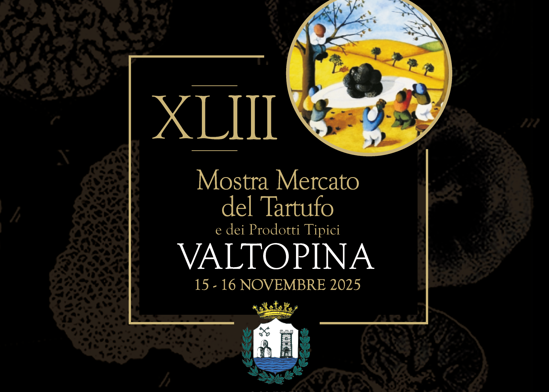 Brochure evento Mostra Mercato del Tartufo 2025