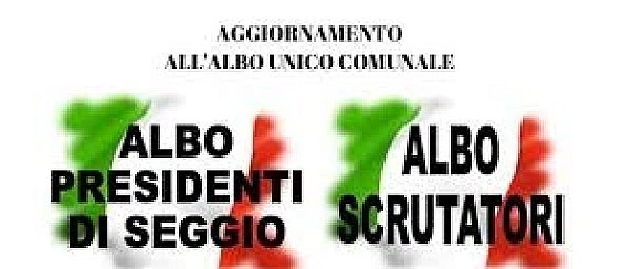DOMANDA ISCRIZIONE O CANCELLAZIONE ALBO SCRUTATORI E ALBO PRESIDENTI DI SEGGIO