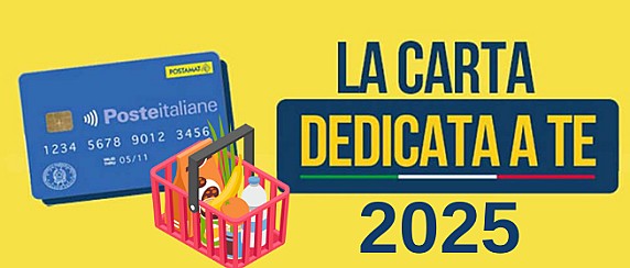 Carta Dedicata a te 2025: Pubblicazione elenco dei beneficiari