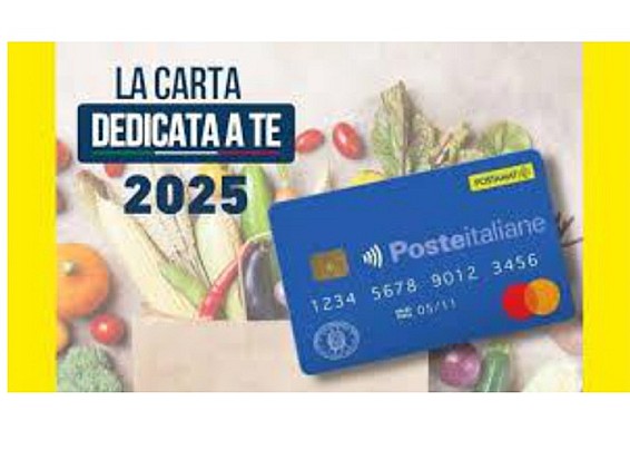 La Carta "Dedicata a te" 2025
