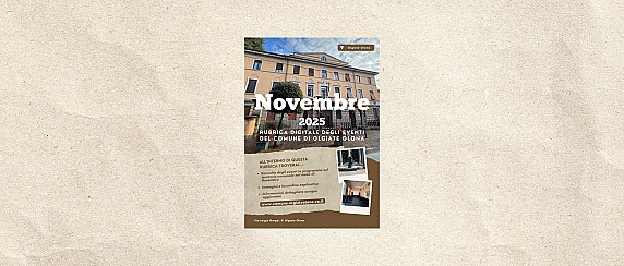 Rubrica Digitale Eventi - Novembre 2025
