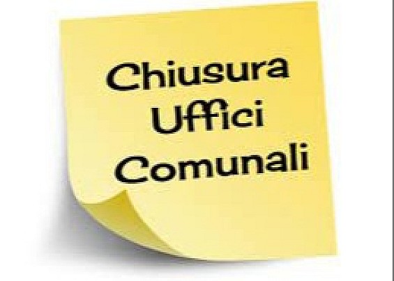AVVISO CHIUSURA UFFICI COMUNALI FRAZIONE DREZZO