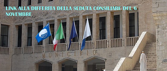 Consiglio Comunale del 6 novembre