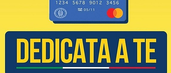 Carta Solidale "Dedicata a Te" 2025 - Contributo di 500 euro per beni di prima necessità