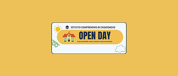 Open Day scuola dell'infanzia, primaria e secondaria di 1° grado – IC Casatenovo
