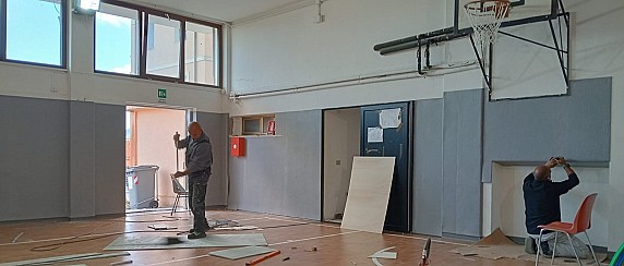 Nuove protezioni antitrauma in arrivo nella palestra della scuola primaria "San Giovanni Bosco"