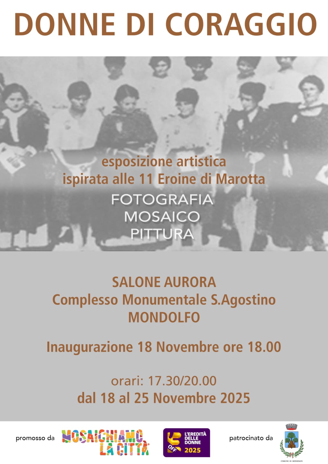 locandina Donne di Coraggio 2025