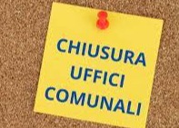 AVVISO CHIUSURA UFFICI COMUNALI - GIORNO 18-11-2025 DALLE ORE 9:30 ALLE ORE 11:30.
