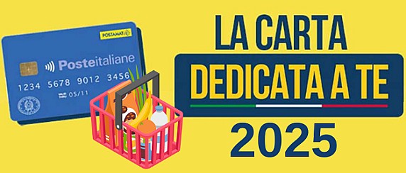 BENEFICIARI CARTA DEDICATA A TE 2025