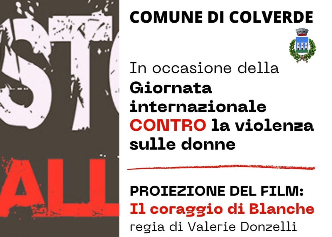 PROIEZIONE FILM - Giornata internazionale per l'eliminazione della violenza contro le donne