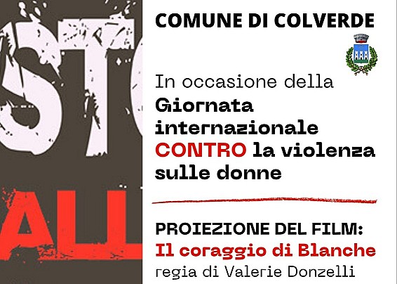 GIORNATA INTERNAZIONALE DELLA VIOLENZA CONTRO LE DONNE - PROIEZIONE FILM