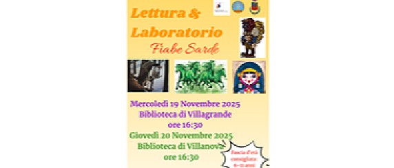 Lettura e Laboratorio - Fiabe Sarde