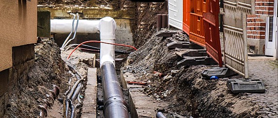 Interventi di manutenzione sulle opere del servizio idrico integrato.