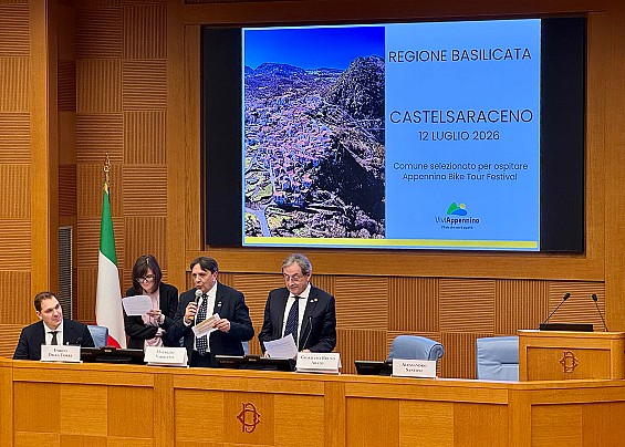 Castelsaraceno ospiterà una tappa dell’Appennino Bike Tour Festival 2026
