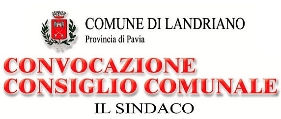 Convocazione Consiglio Comunale 21/11/2025 ore 21.00