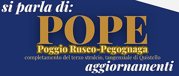 Si parla di: POPE, Poggio Rusco-Pegognaga. Completamento del terzo stralcio, tangenziale di Quistello. Aggiornamenti