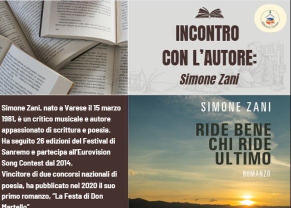 Biblioteca di Ternate - incontro con l'autore: Simone Zani